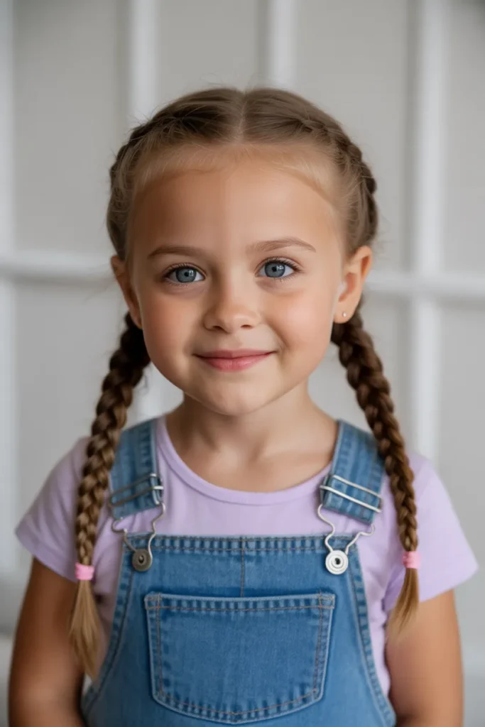 Double Braided Pigtails