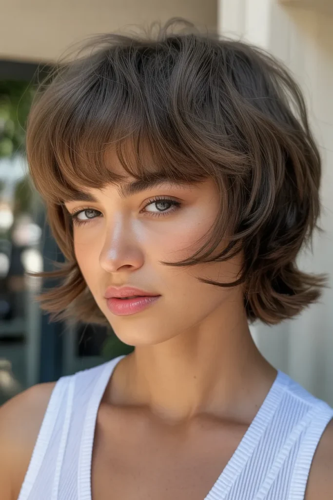 Feathered Baby Bangs