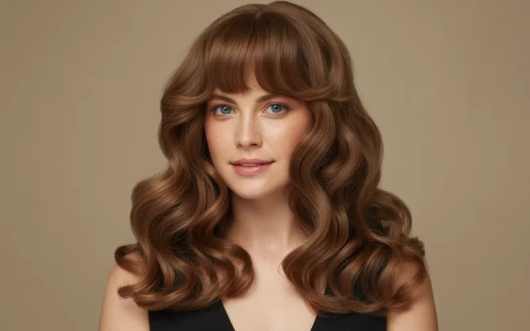 13 Long Hair Ideas with Bottleneck Bangs Beautiful Cuts