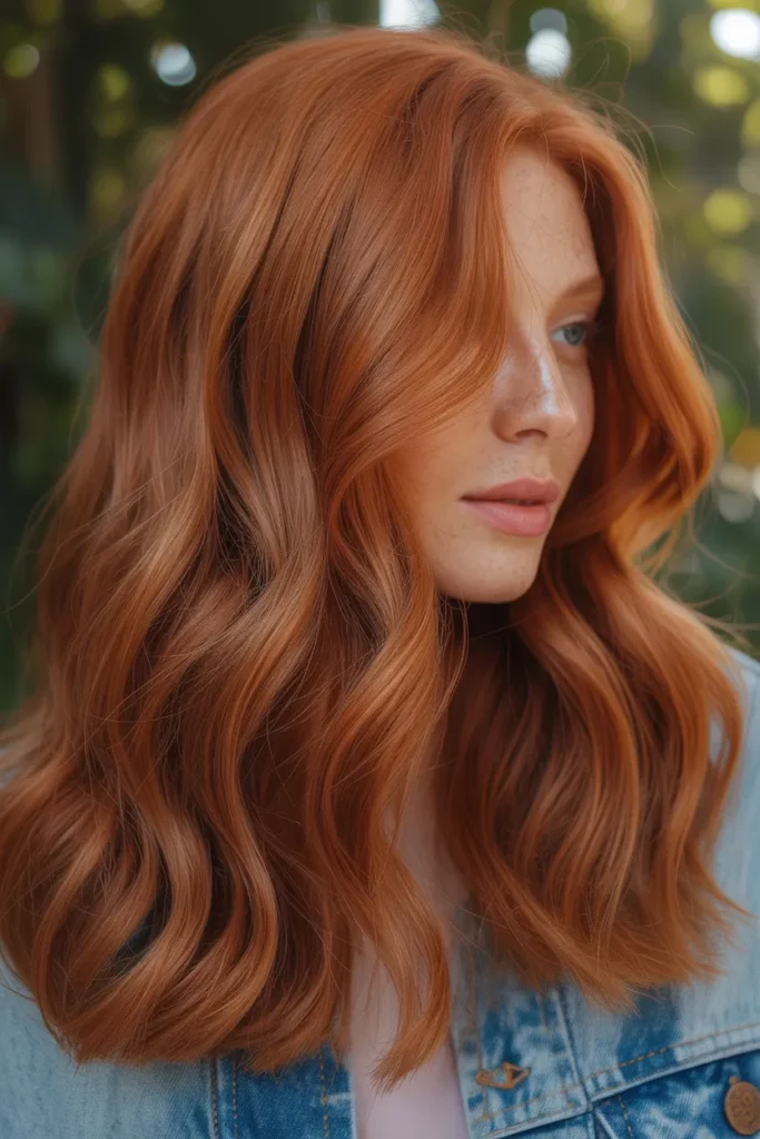 Golden Copper Hair