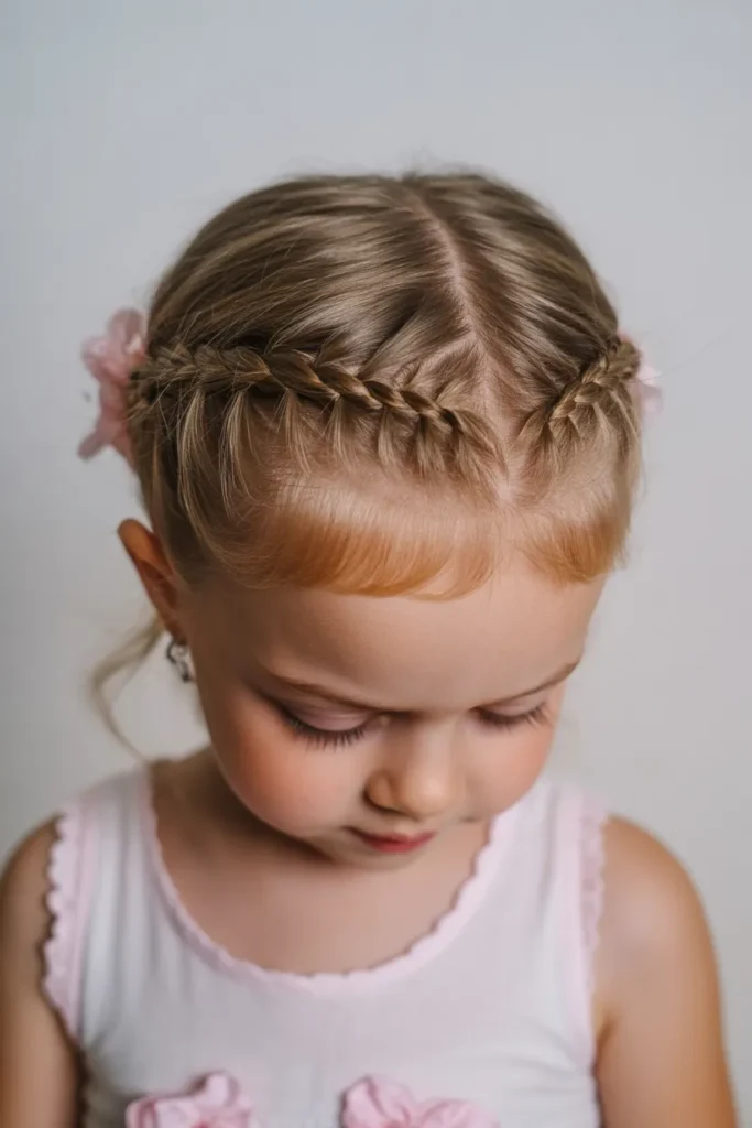 Half-Up Braided Crown
