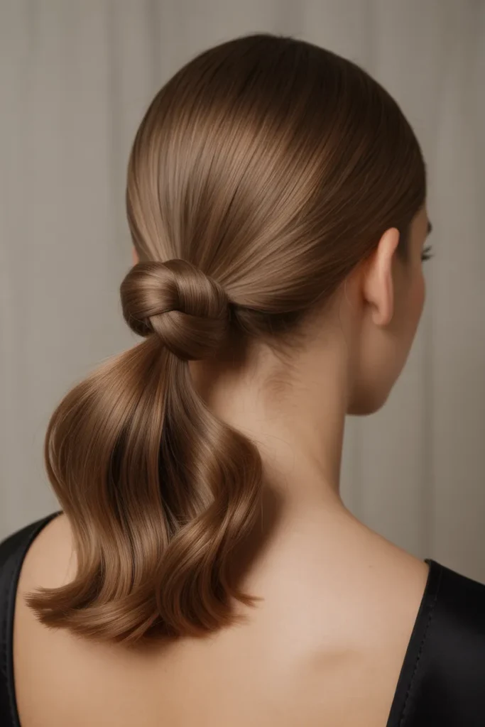 Knotted Base Ponytail