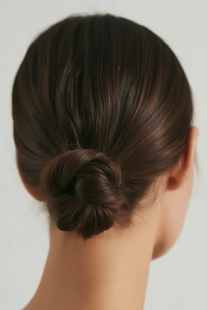Knotted Low Bun