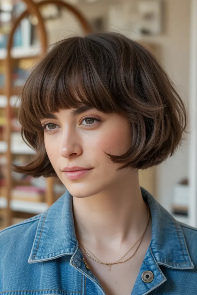 Layered Baby Bangs