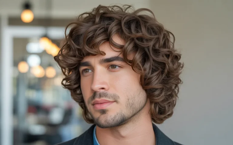 16 Curly Haircuts for Men for Medium Length Hair