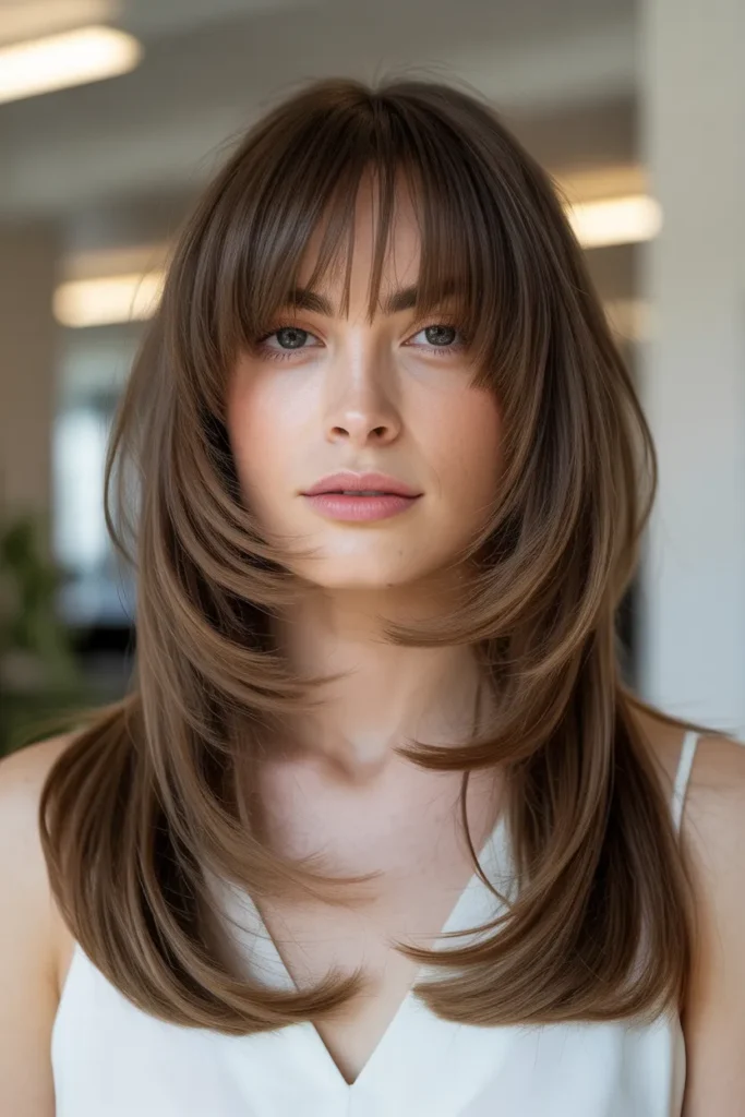 Layered Curtain Fringe