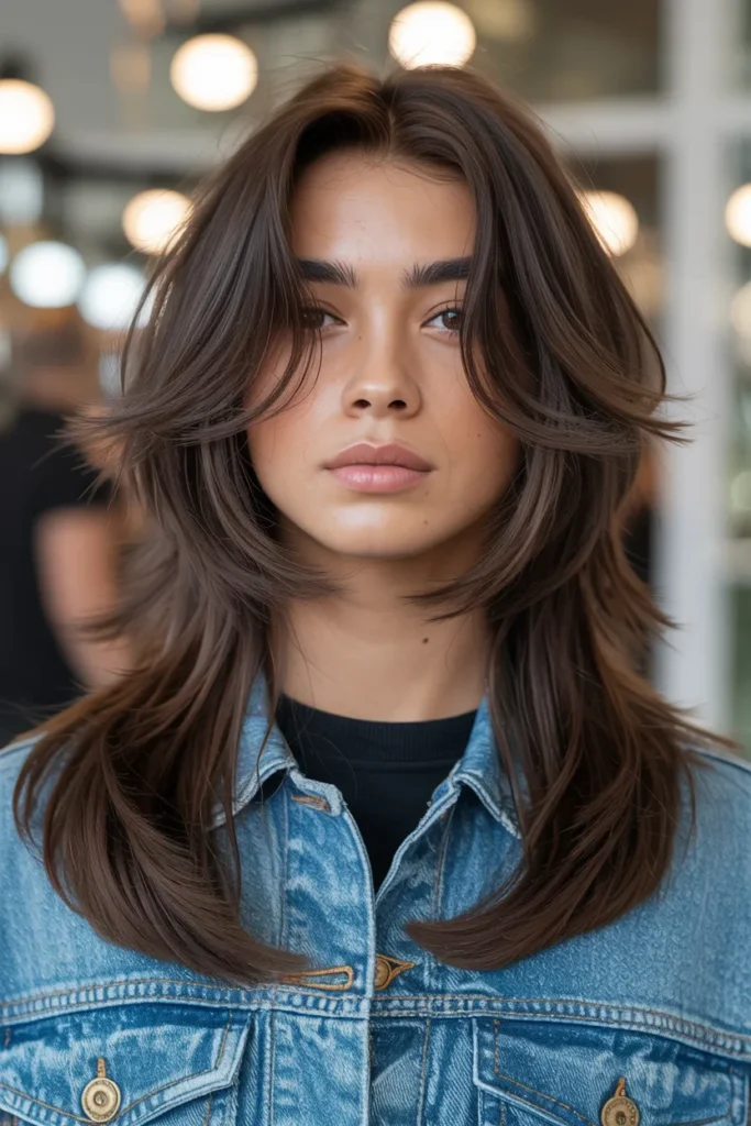 Layered Curtain Mullet