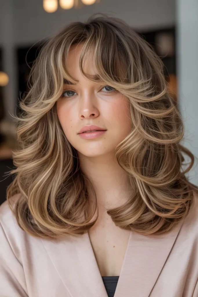 Layered Curtain Waves