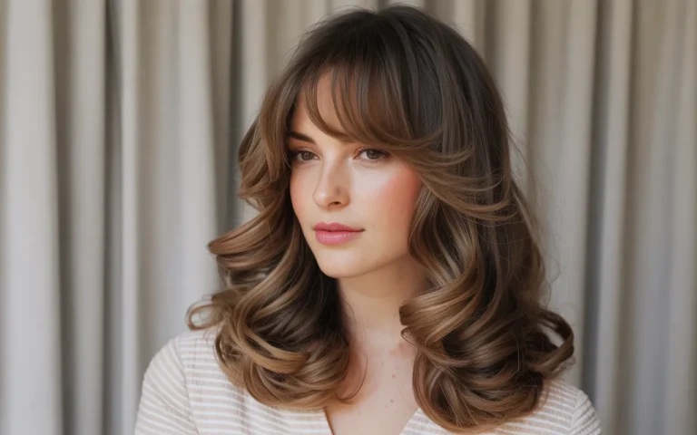 15 Butterfly Haircuts with Curtain Bangs Elegant Styles