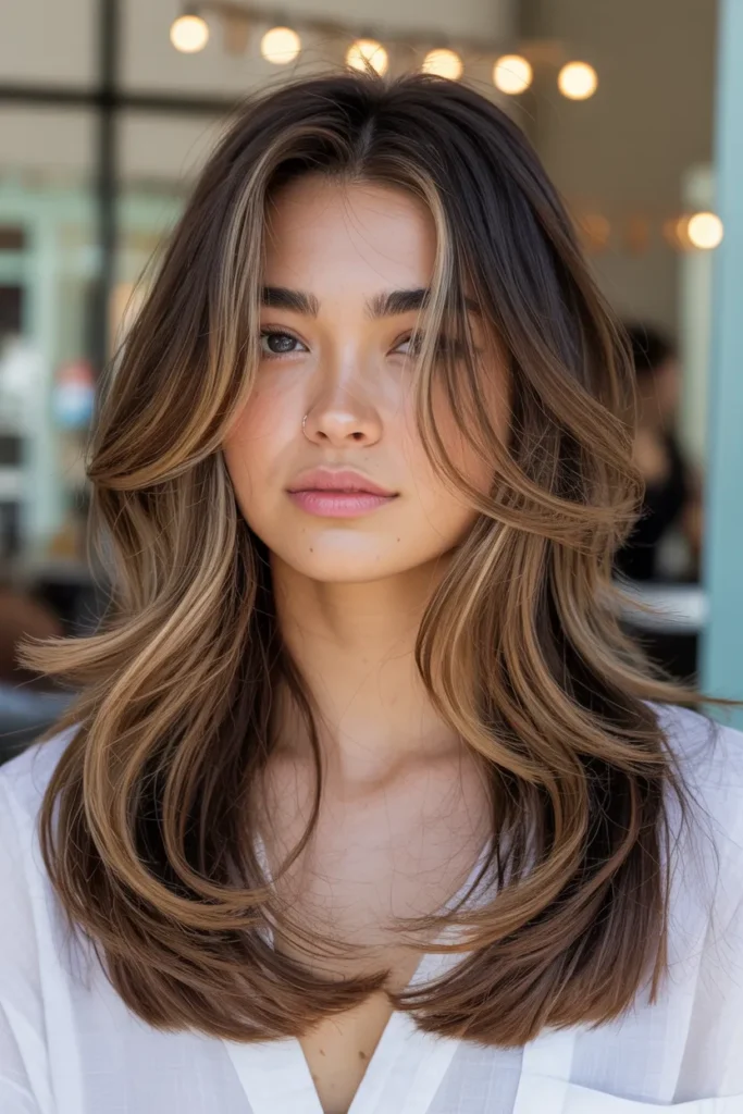 Layered Face-Framing