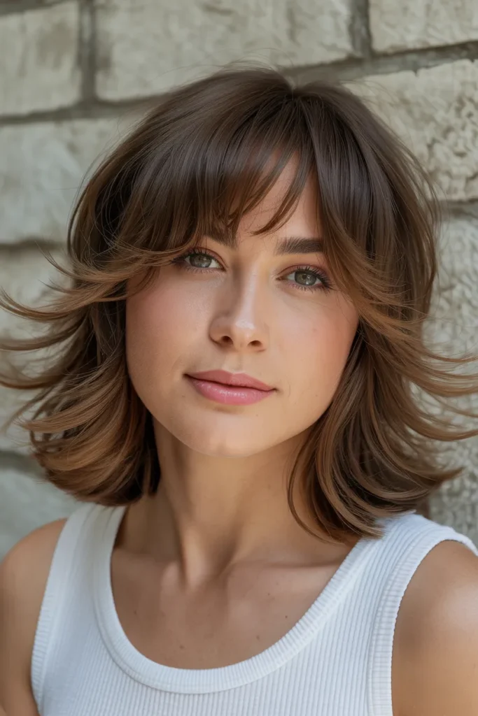 Layered Feathered Ends