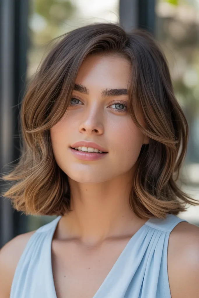 Layered Lob with Subtle Waves