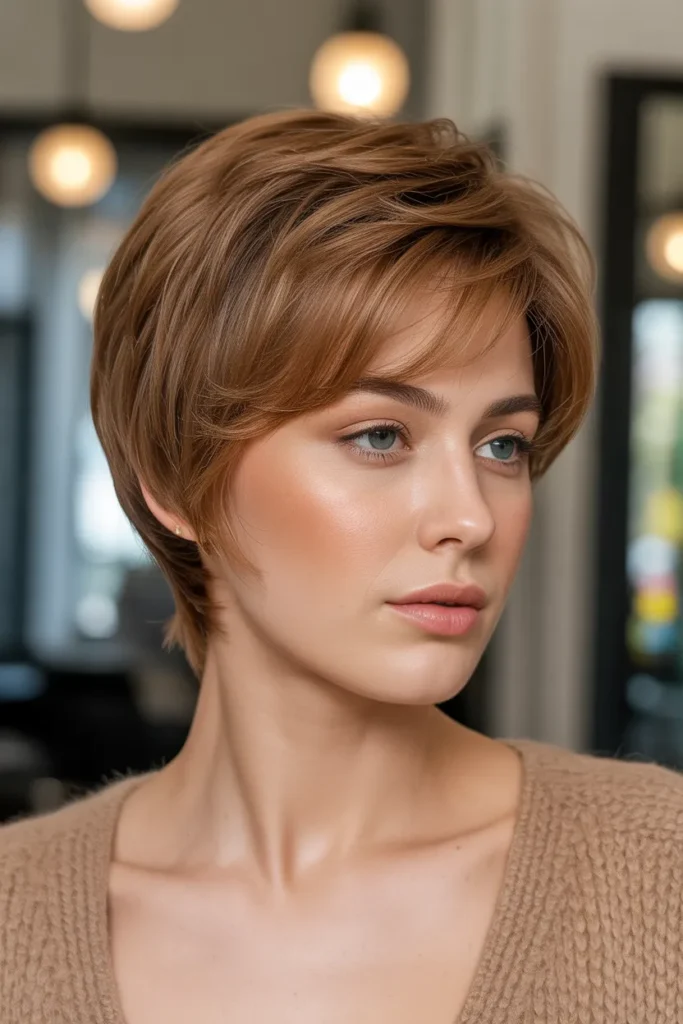 Layered Pixie with Volume