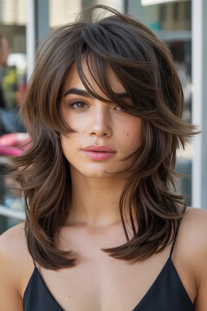 Layered Textured Shag