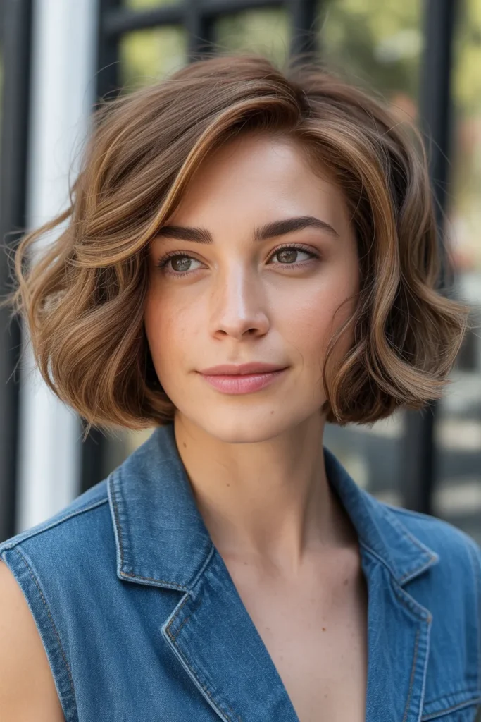 Layered Wavy Bob