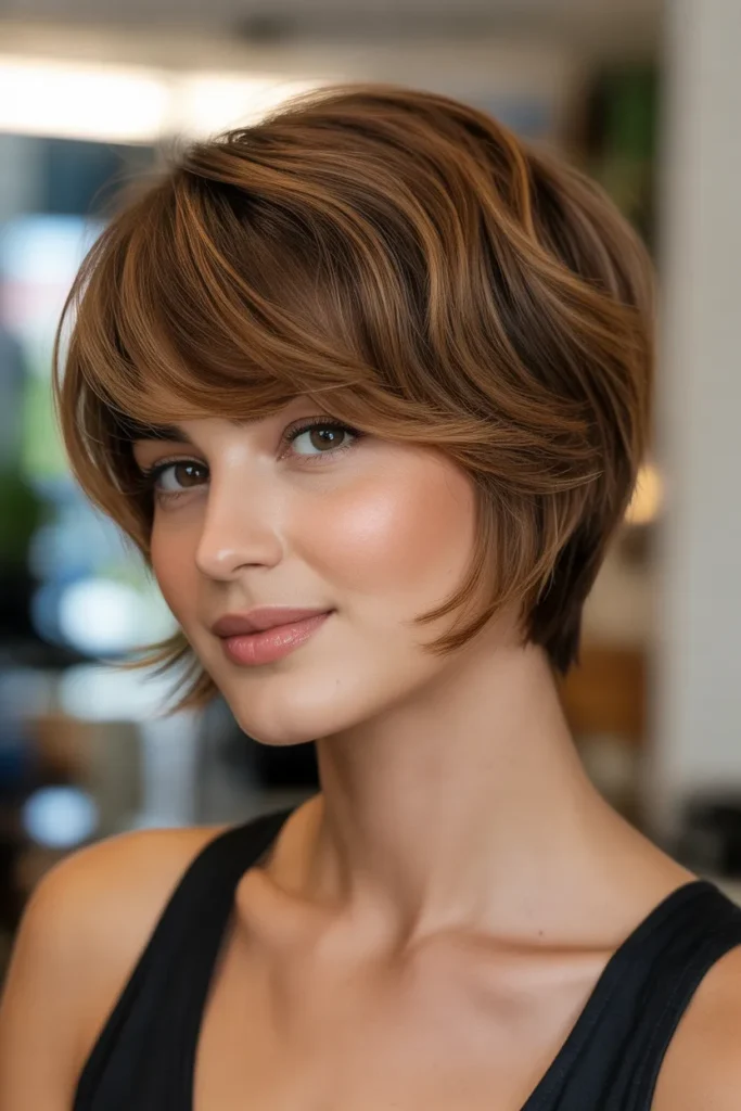 Long Pixie with Side Bangs