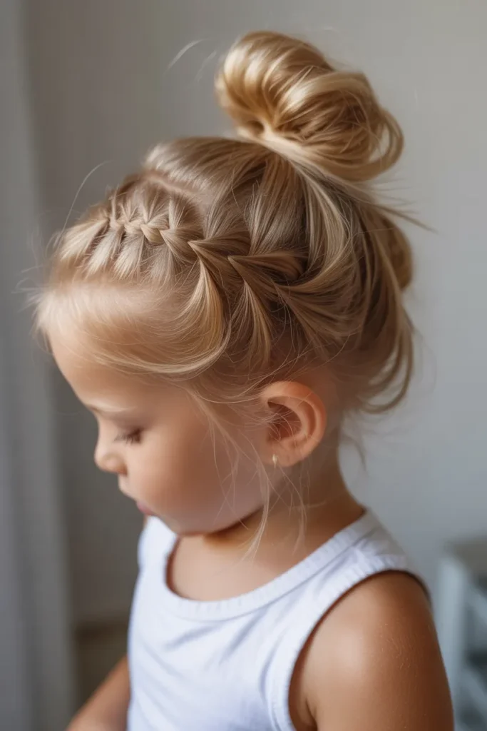 Messy Braided Bun