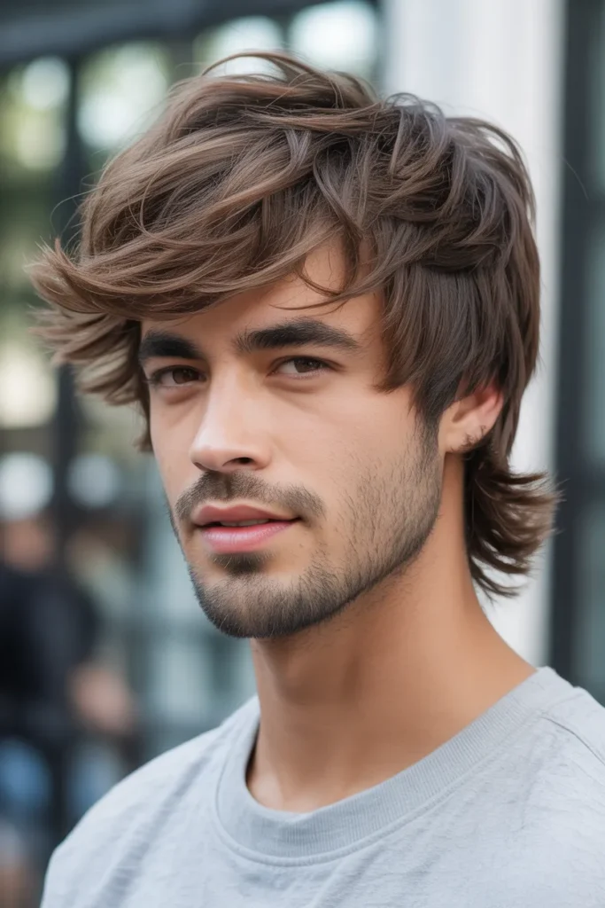 Messy Layered Mullet