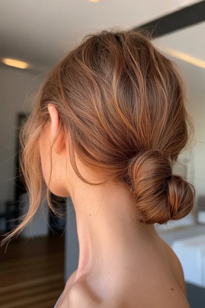 Messy Side Bun