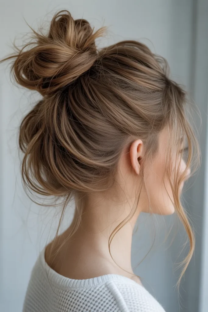 Messy Textured Bun