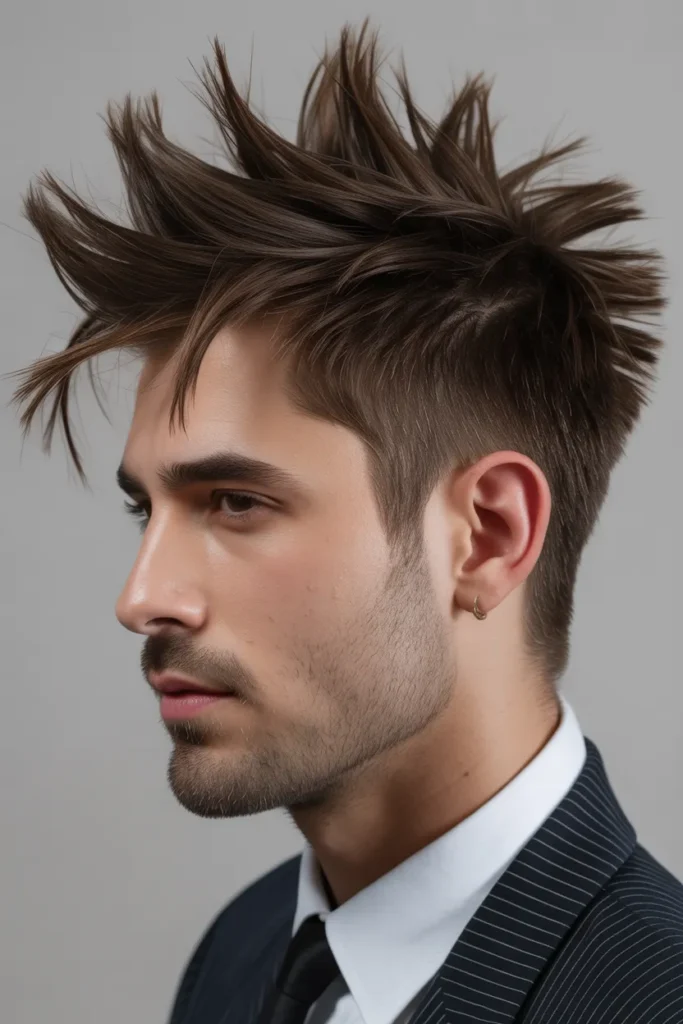 Modern Spiky Mullet
