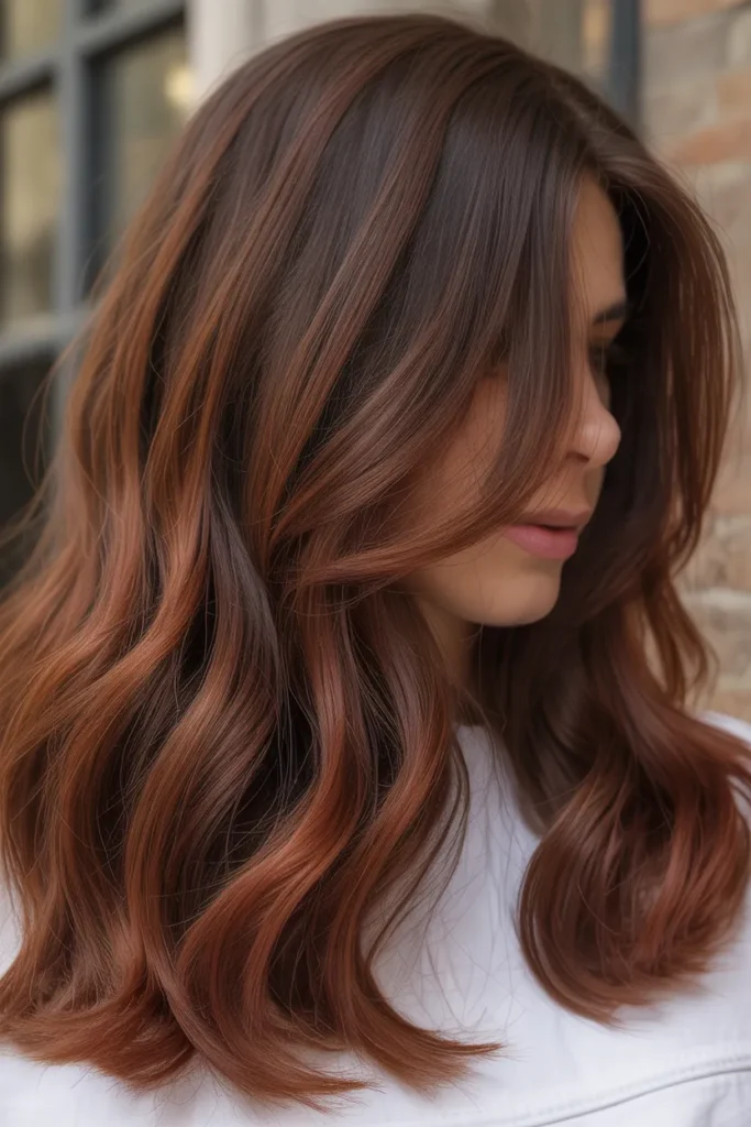 Rich Copper Brown Hair