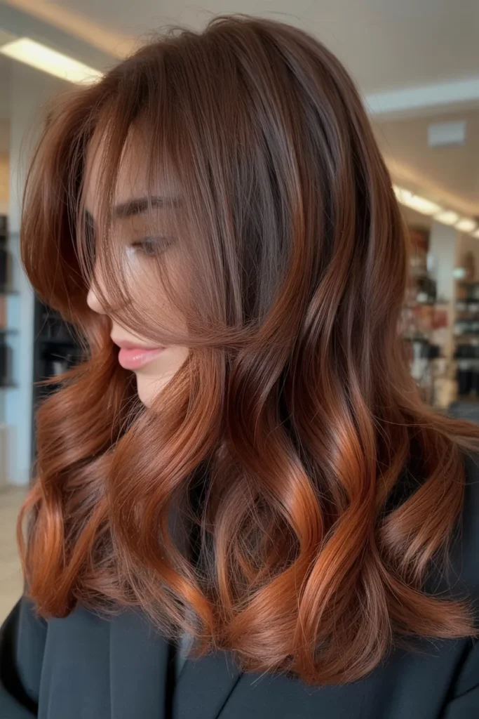 Rich Copper Brown Hair