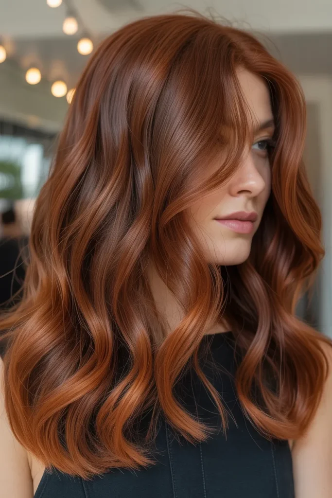 Rich Copper Brown Hair