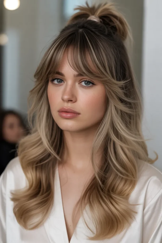 Romantic Half-Up Half-Down