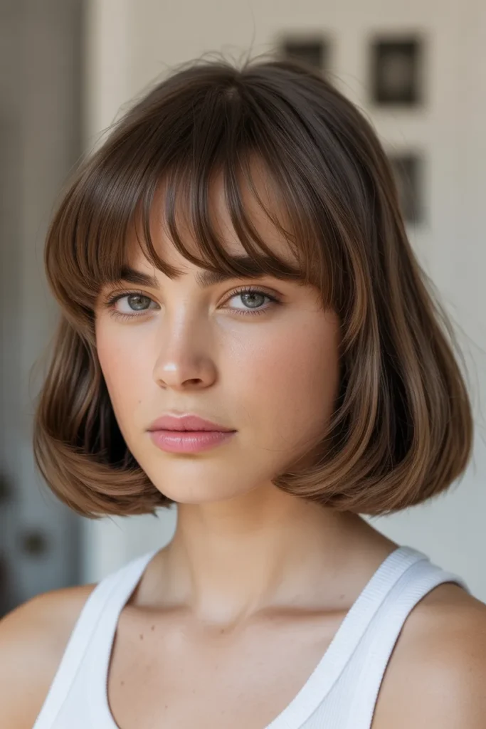 Rounded Baby Bangs
