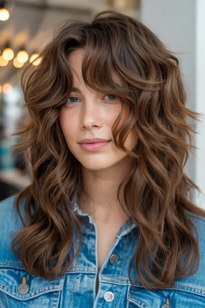 Shaggy Curtain Layers