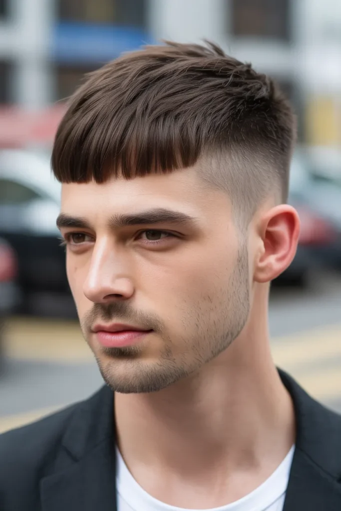 Short Textured Fringe