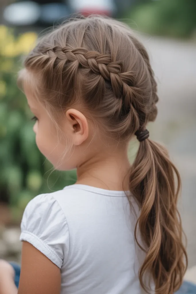 Side Fishtail Ponytail