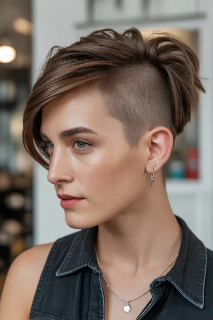 Side-Shaved Pixie