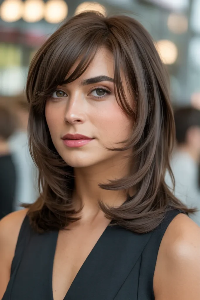 Side-Swept Bang Wolf