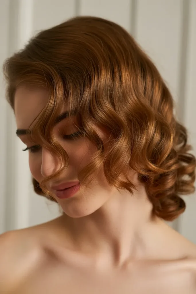 Side-Swept Curls