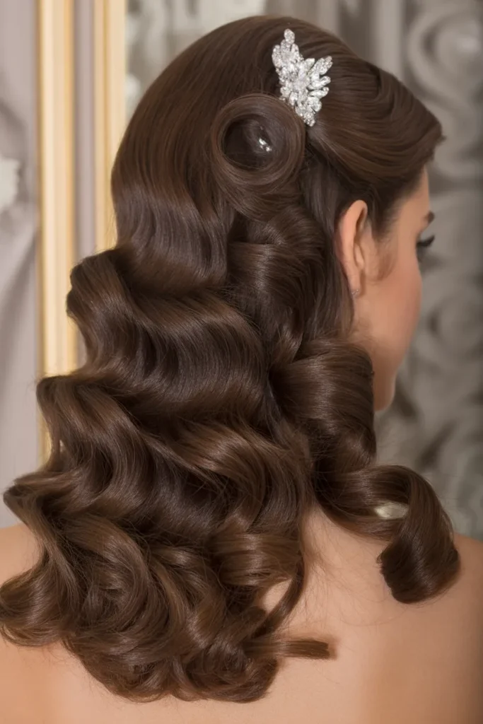 Side Swept Curls