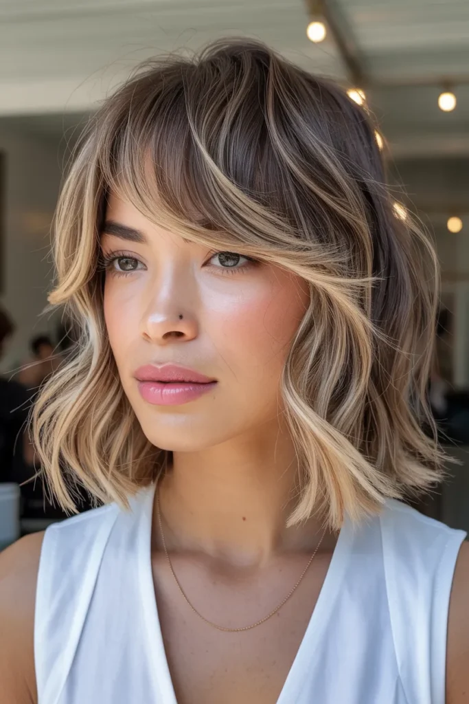 Side-Swept Wispy Bangs