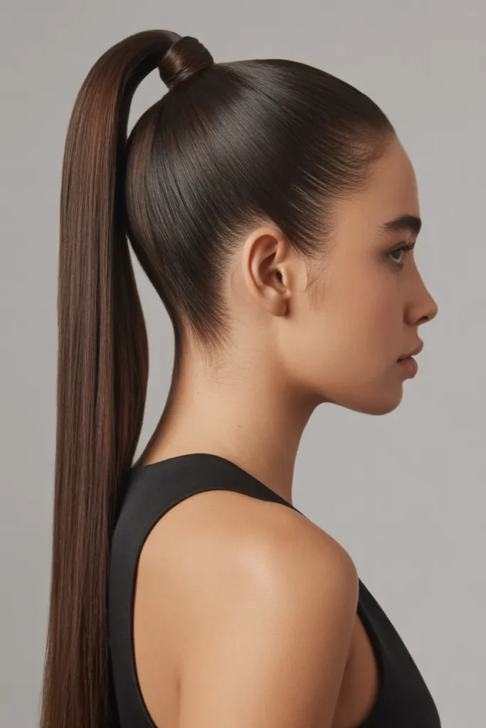 Sleek High Ponytail