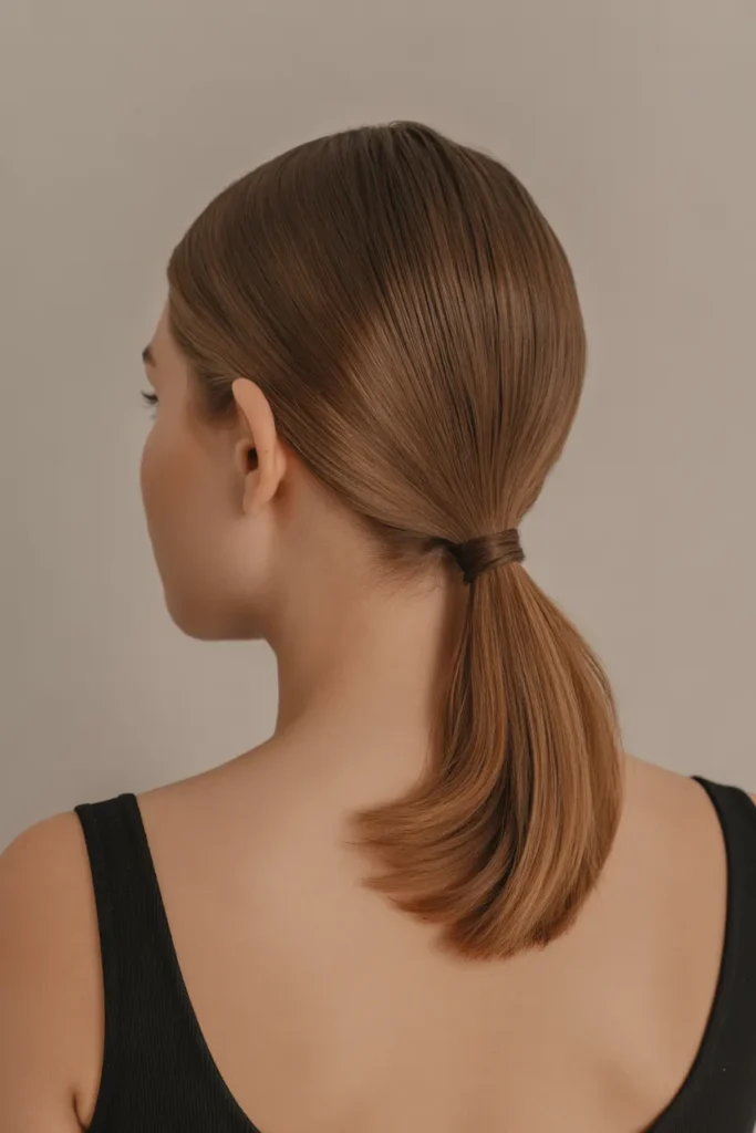 Sleek Straight Ponytail