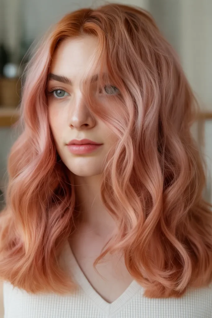 Soft Strawberry Copper Hair