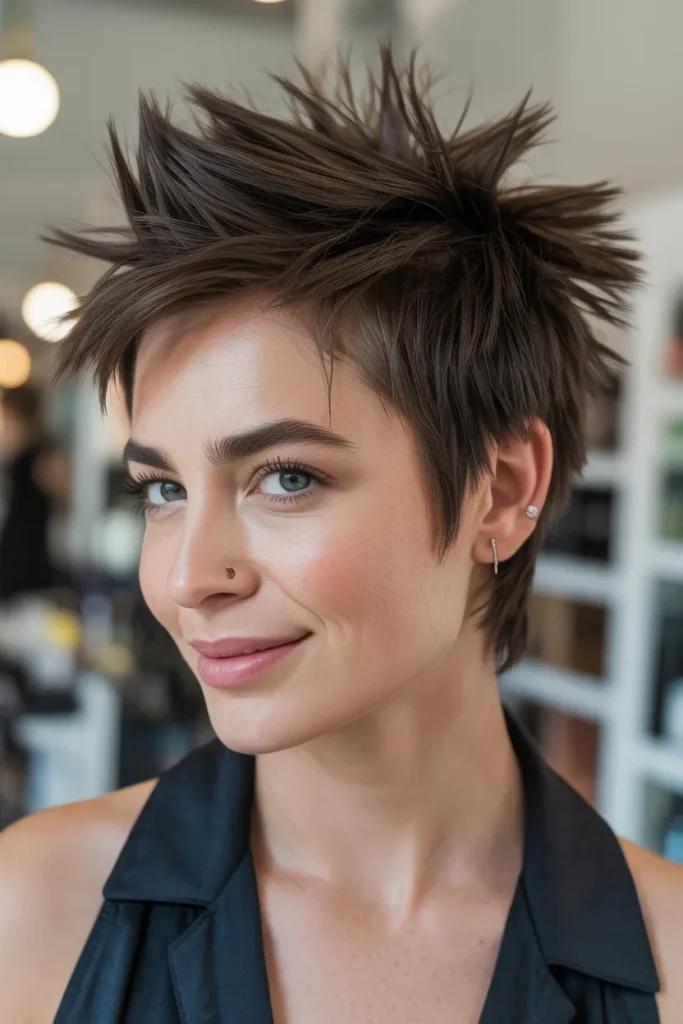 Spiky Layered Pixie