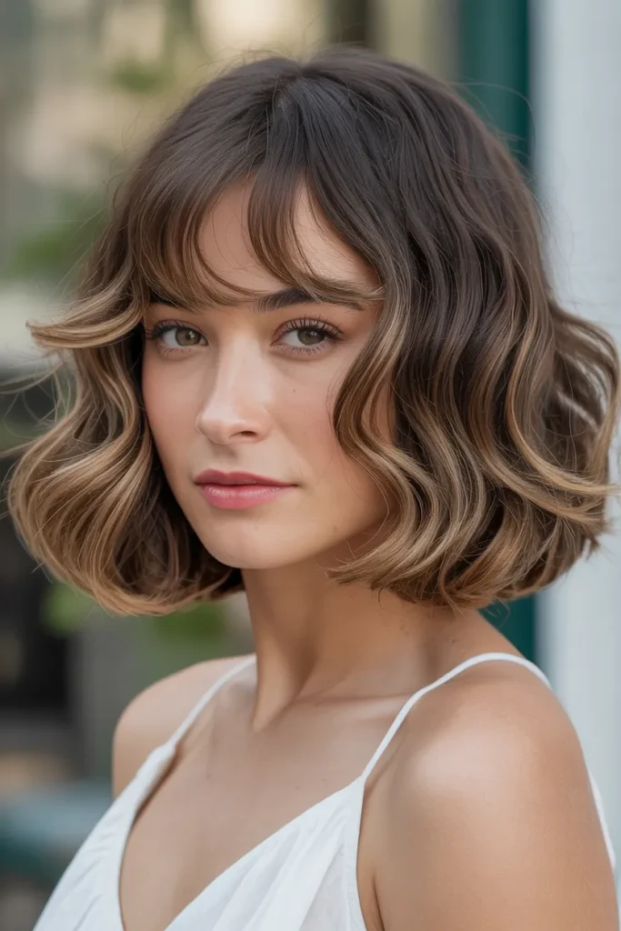 Subtle Face-Framing Waves