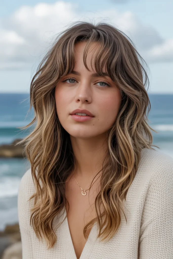 Textured Beach Waves