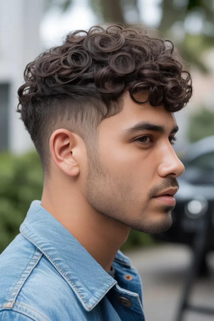 Textured Curly Crop