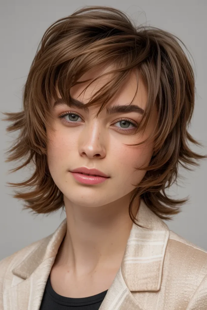 Textured Feathered Cut