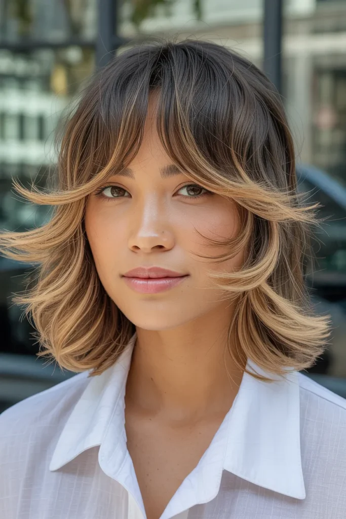 Textured Feathered Ends