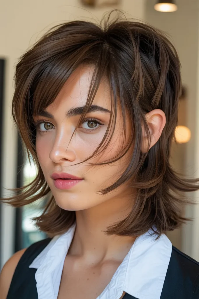 Textured Side Bangs