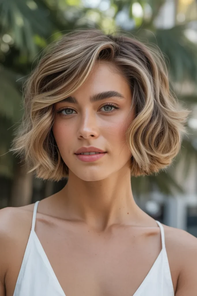 Textured Wavy Bob