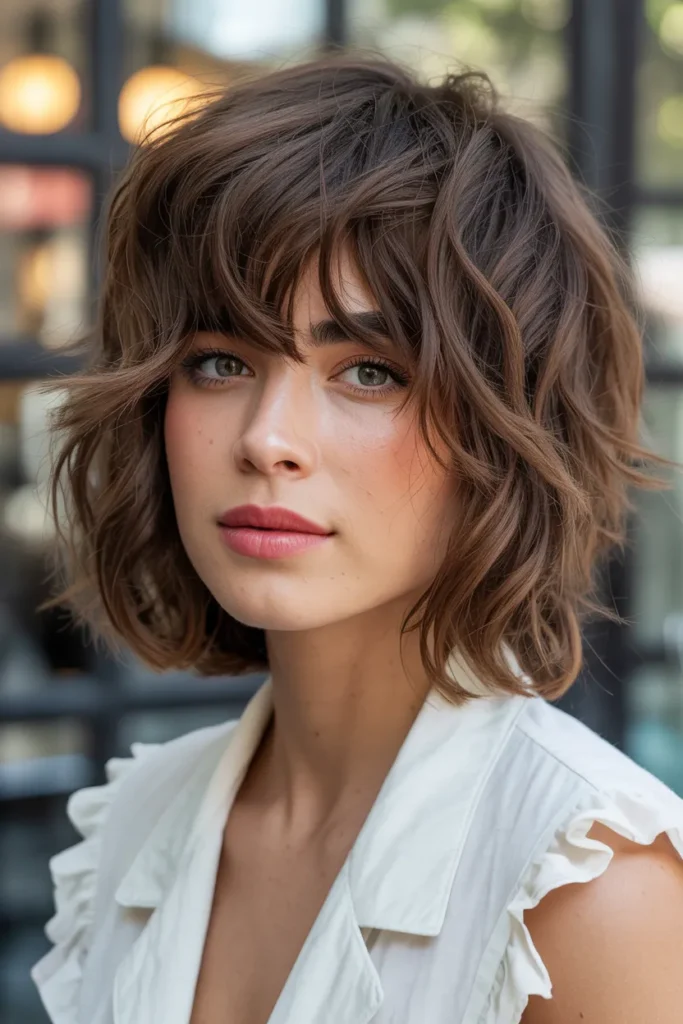 Tousled Face-Framing Cut